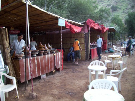 Demnate - Site d'Imi n'IFri - Petits restaurants